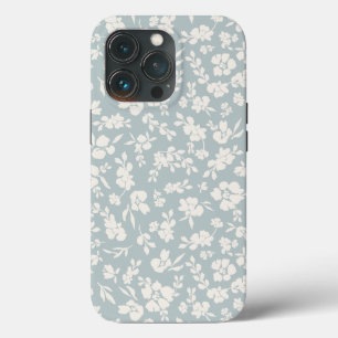 Case-Mate iPhone Case Floral de saumons bleus et blancs