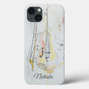 Case-Mate iPhone Case Floral de violon Vintage personnalisé