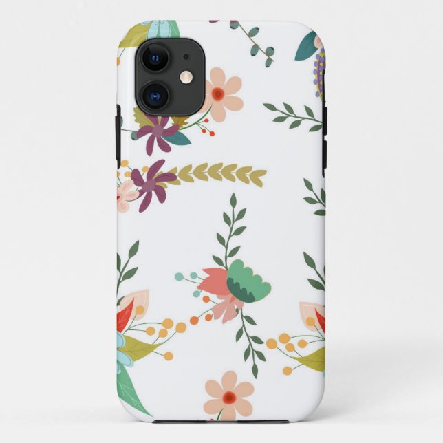Coques Case-Mate iPhone Floral décoratif (Dos)
