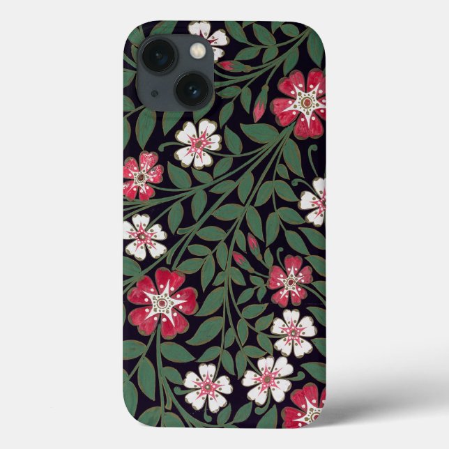 Coques Case-Mate iPhone Floral Design by J. Owen, 1863 (Verso)