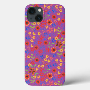 iPhone 13 Case Floral Ditsy sur Magenta Samsung Galaxy Note 4 Coq