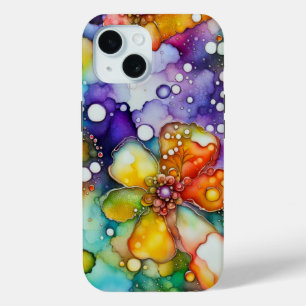 Coque Case-Mate iPhone Floral et bulles Abstraites