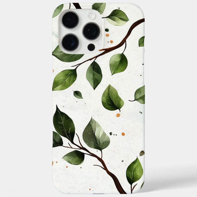 Coques Case-Mate iPhone Floral et Feuille (Verso)