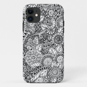 Coque iPhone 11 Floral ethnique inspiré
