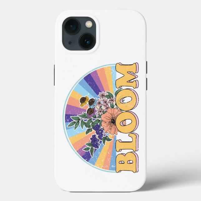 Coques Case-Mate iPhone Floral fleuri rétro (Verso)