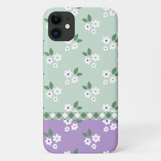 Coques Case-Mate iPhone Floral Girl Simple Motif (Dos)