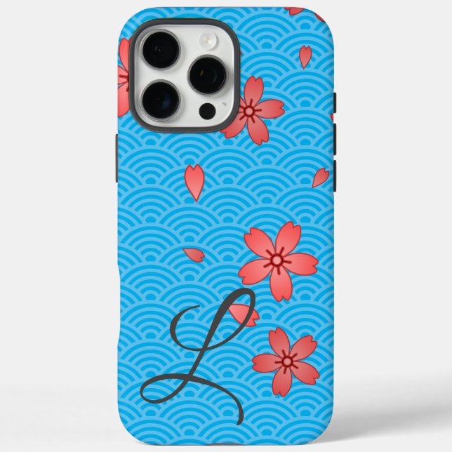Coques Case-Mate iPhone Floral japonais de fleurs de cerisiers (Verso)