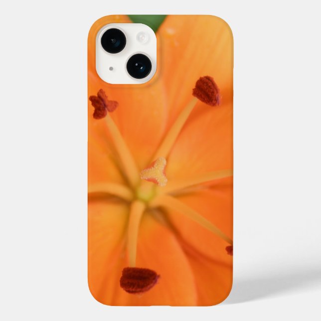 Coques Case-Mate iPhone Floral Lily orange (Verso)