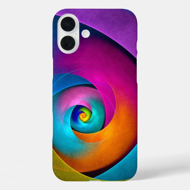 Coques Case-Mate iPhone Floral moderne Art Abstrait rose Bleu Motif #17 (Verso)