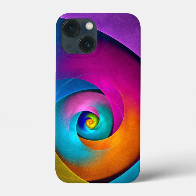 Coques Case-Mate iPhone Floral moderne Art Abstrait rose Bleu Motif #17 (Verso)