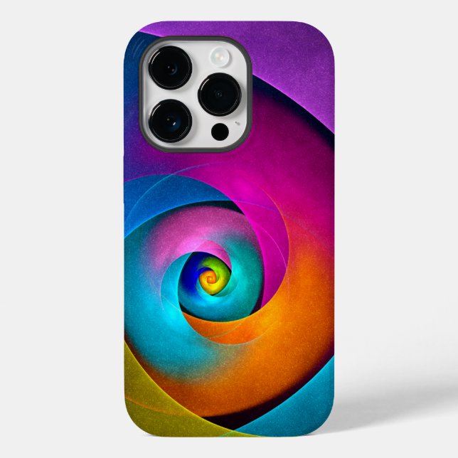 Coques Case-Mate iPhone Floral moderne Art Abstrait rose Bleu Motif #17 (Verso)