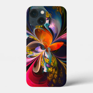 Case-Mate iPhone Case Floral moderne Art Abstrait Rouge Bleu Motif #13