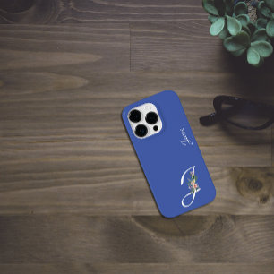 Coque Case-Mate iPhone Floral Monogramme J Retraite