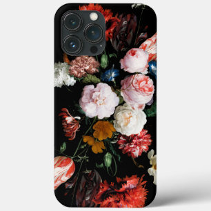 Case-Mate iPhone Case Floral Moody foncé avec Arrière - plan noir