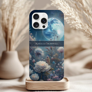 Coque Case-Mate iPhone Floral Moon Magic Design avec nom personnalisé