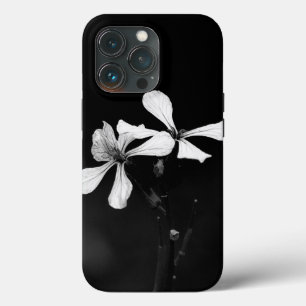 Case-Mate iPhone Case floral noir et blanc minimaliste