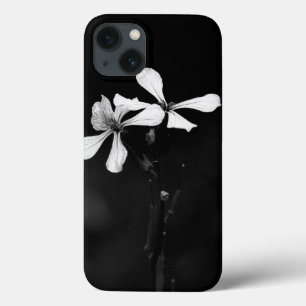 Case-Mate iPhone Case floral noir et blanc minimaliste