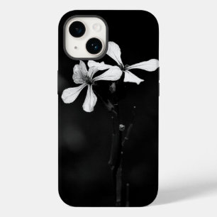 Coque Case-Mate iPhone floral noir et blanc minimaliste