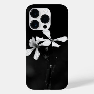 Coque Case-Mate iPhone floral noir et blanc minimaliste