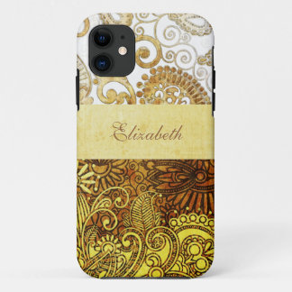 Coque Case-Mate Pour iPhone Floral ornemental vintage 6