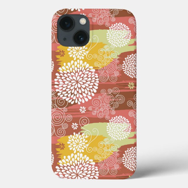 Coques Case-Mate iPhone Floral pattern 2 (Verso)