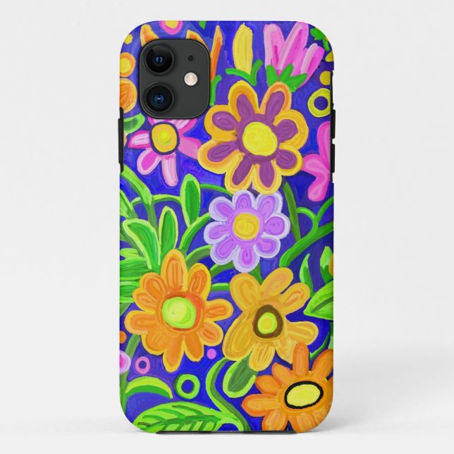 Coques Case-Mate iPhone Floral peint (Dos)