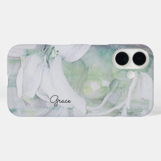 Coque Pour iPhone 16 Floral personnalisé