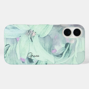Coque Pour iPhone 16 Floral personnalisé