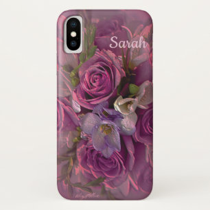 Case-Mate iPhone Case Floral rose et violet
