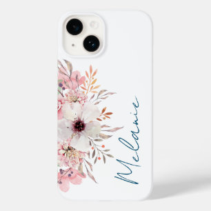 Coque Case-Mate iPhone Floral rose moderne