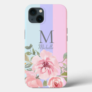 Case-Mate iPhone Case Floral rose monogramme