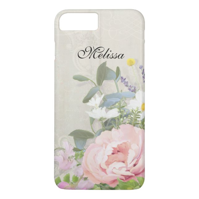Coques Case-Mate iPhone Floral rustique (Dos)