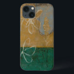 Coque Case-Mate iPhone Floral Sketch with Wildflower and Plants<br><div class="desc">A lot is going on in this painting by Jennifer Goldberger. A floral sketch takes center stage,  and small trees make up the background. Fans of Eugene Delacroix and Edward Hopper may want to purchase this piece!</div>
