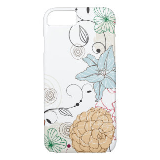 Coques Pour iPhone Floral Tourbillonnant Abstrait