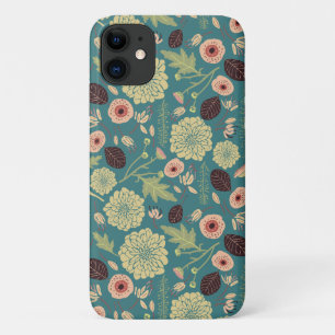 Case-Mate iPhone Case Floral Vert Turquoise rose Jeu Motif Fleurs