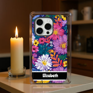 Coque iPhone 16 Pro Floral vibrant