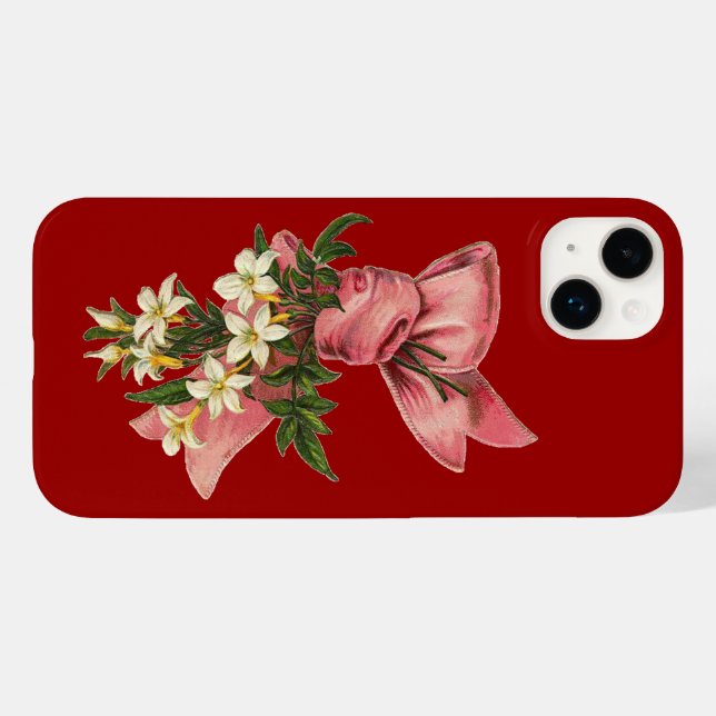 Coques Case-Mate iPhone Floral vintage (Verso (horizontal))