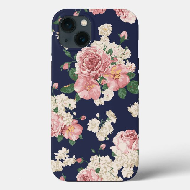 Coques Case-Mate iPhone Floral Vintage classique (Verso)