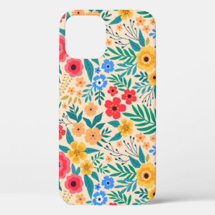 Case-Mate iPhone Case Floral vintage, Petites Fleurs Colorées.