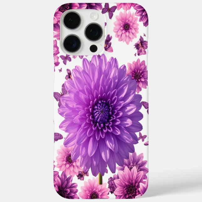 Coques Case-Mate iPhone Florale Rose Romantique (Verso)