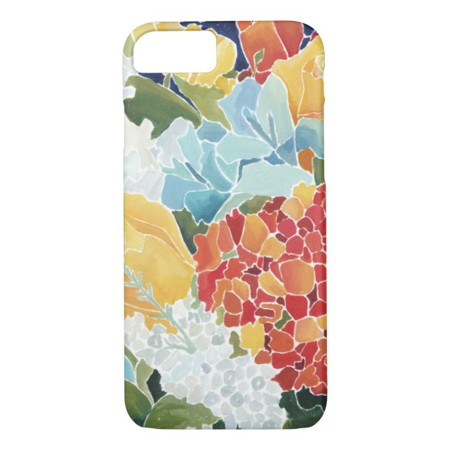 Coques Case-Mate iPhone Florals II de minuit (Dos)