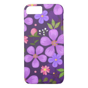 Case-Mate iPhone Case Flore d'art mauve