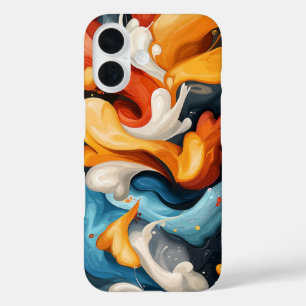 Coque Pour iPhone 16 Flore de fruit de feu