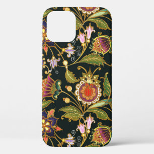 Case-Mate iPhone Case Flore décorative : Acrylique Golden Purple.