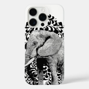 Coques iPhone 16 Pro Flore d'éléphant personnalisée