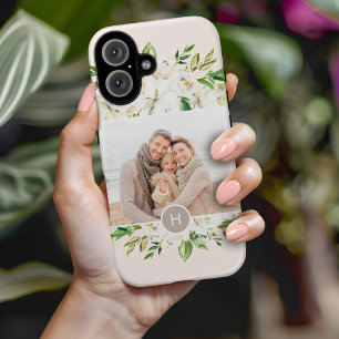 Coque Pour iPhone 16 Flore dorée   Photo monographique