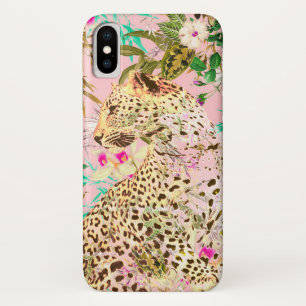 Case-Mate iPhone Case Flore empreinte de léopard tropical hawaïen