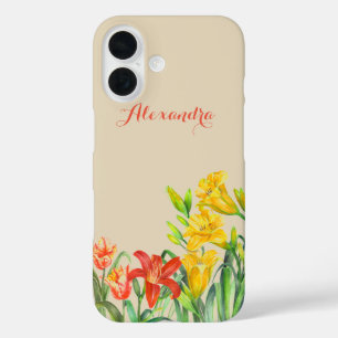 Coques iPhone 16 Flore printanière personnalisée