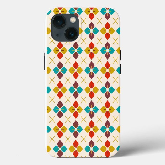 Coques Case-Mate iPhone Flore rétro (Verso)