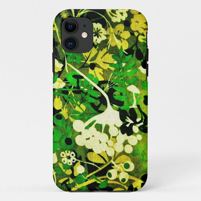 Coques Case-Mate iPhone Flore rétro Wacky 1 (Dos)